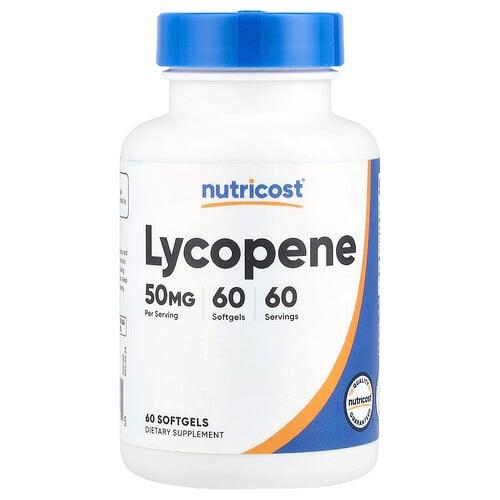 뉴트리코스트 Nutricost, 라이코펜, 50mg, 소프트젤 60정