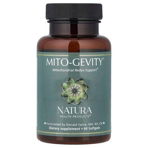 Natura Health Products, Mito-Gevity®, 소프트젤 60정