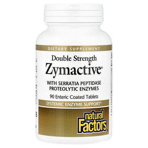 네츄럴 펙터스 Natural Factors, Zymactive®, 장용성 정제 90정