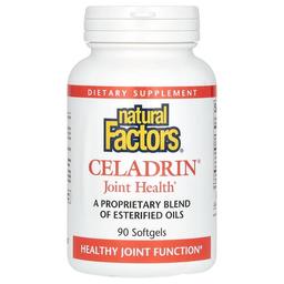 네츄럴 펙터스 Natural Factors, Celadrin, 관절 건강, 소프트젤 90정