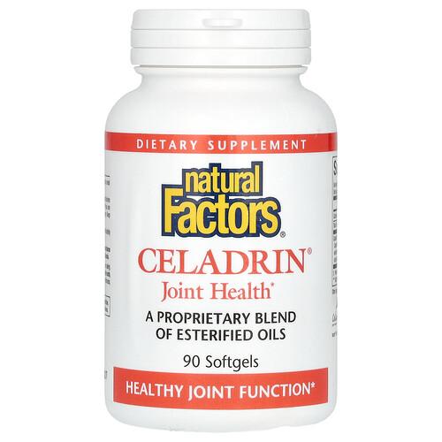 네츄럴 펙터스 Natural Factors, Celadrin, 관절 건강, 소프트젤 90정