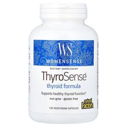 네츄럴 펙터스 Natural Factors, WomenSense®, ThyroSense®, 갑상선 포뮬라, 베지 캡슐 120정