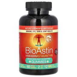 뉴트렉스 하와이 Nutrex Hawaii, BioAstin®, 하와이산 아스타잔틴 구미젤리, 감귤류 맛, 구미젤리 60개