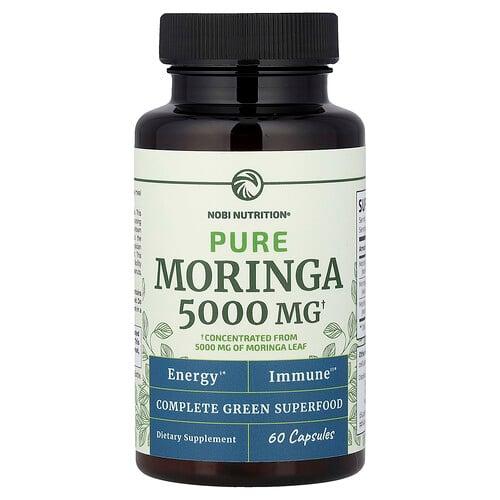 Nobi Nutrition, 순수 모링가, 5,000mg, 캡슐 60정