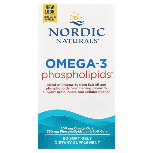 노르딕 네츄럴 프로페셔날 Nordic Naturals, Omega-3™ 포스포리피드, 소프트젤 60정 상품 이미지