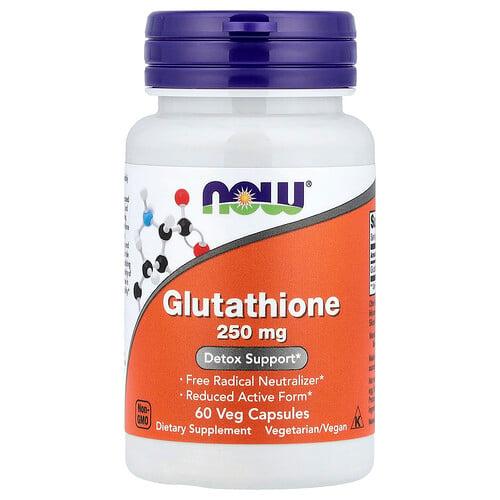 나우푸드 NOW Foods, 글루타치온, 250mg, 베지 캡슐 60정