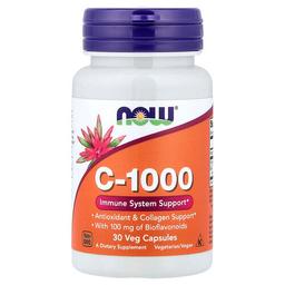 나우푸드 NOW Foods, C-1000, 베지 캡슐 30정