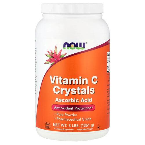 나우푸드 NOW Foods, 비타민C 크리스털, 1,361g(3lb)