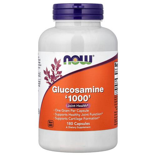 나우푸드 NOW Foods, 글루코사민 '1000', 캡슐 180정(캡슐 1정당 1,000mg)