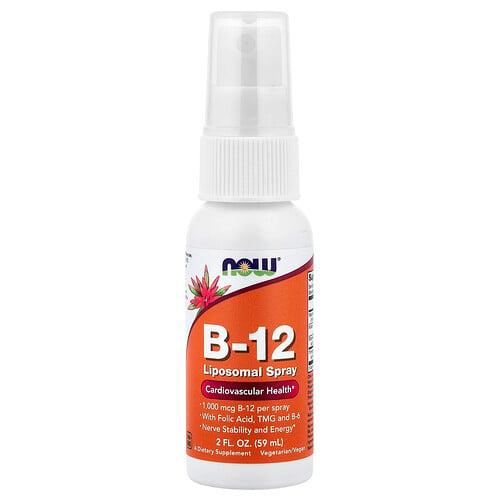 나우푸드 NOW Foods, B-12 리포소말 스프레이, 59ml(2fl oz)