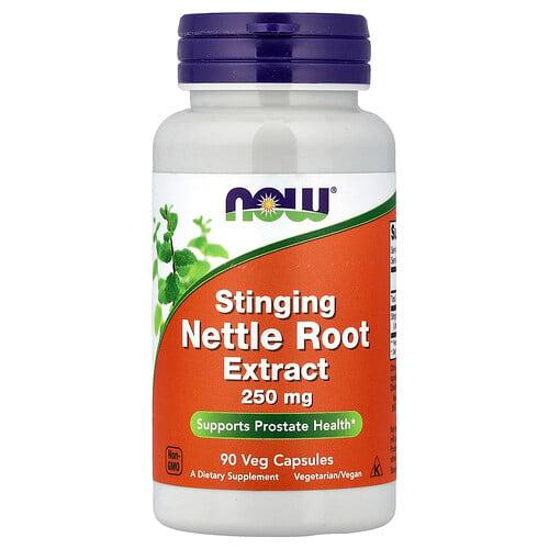 나우푸드 NOW Foods, 쐐기풀 뿌리추출물, 250mg, 베지 캡슐 90정