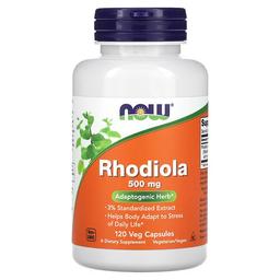 나우푸드 NOW Foods, 홍경천, 500mg, 베지 캡슐 120정