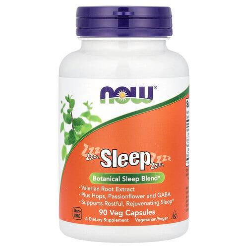 나우푸드 NOW Foods, Sleep, 식물성 수면 보조 혼합물, 베지 캡슐 90정