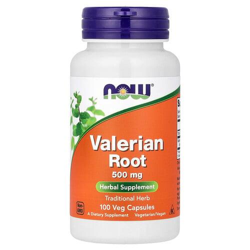 나우푸드 NOW Foods, 발레리안 뿌리, 500mg, 베지 캡슐 100정