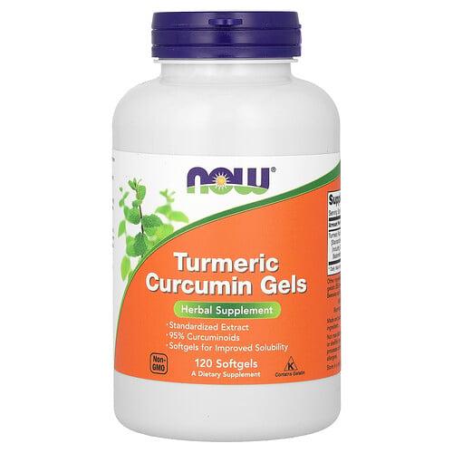 나우푸드 NOW Foods, 강황 커큐민 젤, 475mg, 소프트젤 120정