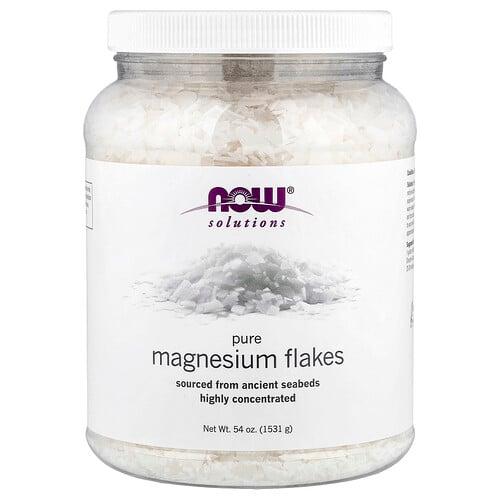 나우푸드 NOW Foods, Solutions, 순수 마그네슘 플레이크, 1,531g(54oz) 상품 이미지