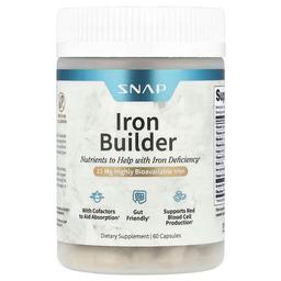 스냅 서플리먼츠 Snap Supplements, Iron Builder, 캡슐 60정