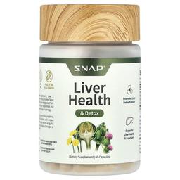 스냅 서플리먼츠 Snap Supplements, 리버 건강 & 디톡스, 캡슐 60정