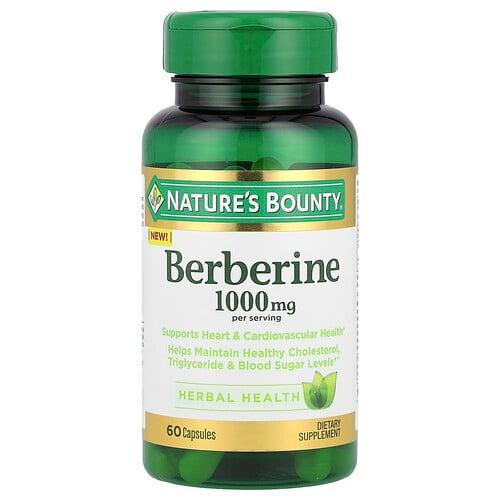네이쳐스 바우티 Nature's Bounty, 베르베린, 캡슐 60정(캡슐 1정당 500mg)