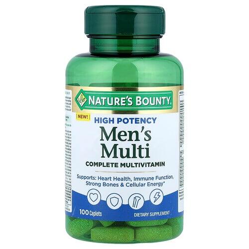 네이쳐스 바우티 Nature's Bounty, 남성용 종합비타민, 완전한 종합비타민, 고효능, 100정 상품 이미지