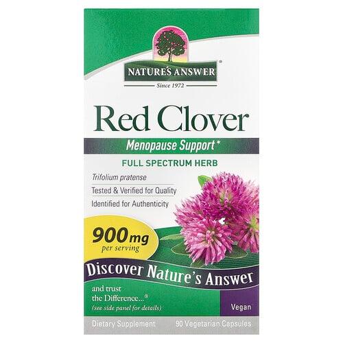 네이쳐스 엔서 Nature's Answer, 붉은 토끼풀, 베지 캡슐 90정(캡슐 1정당 450mg)