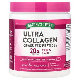 네이쳐스 트루 Nature's Truth, 울트라 콜라겐 분말, 무맛, 198g(7oz)