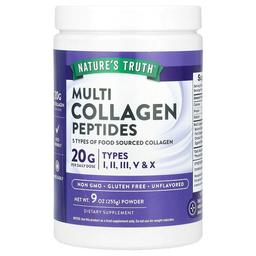 네이쳐스 트루 Nature's Truth, 멀티 콜라겐 펩타이드 분말, 무맛, 255g(9oz)