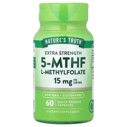 네이쳐스 트루 Nature's Truth, 5-MTHF l-메틸엽산, 빠른 방출 캡슐 60정(캡슐 1정당 7.5mg)
