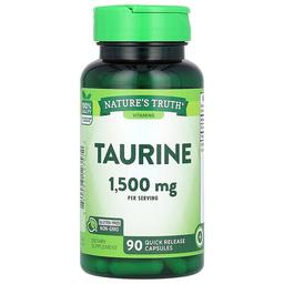 네이쳐스 트루 Nature's Truth, 비타민, 타우린, 빠른 방출 캡슐 90정(캡슐 1정당 500mg)