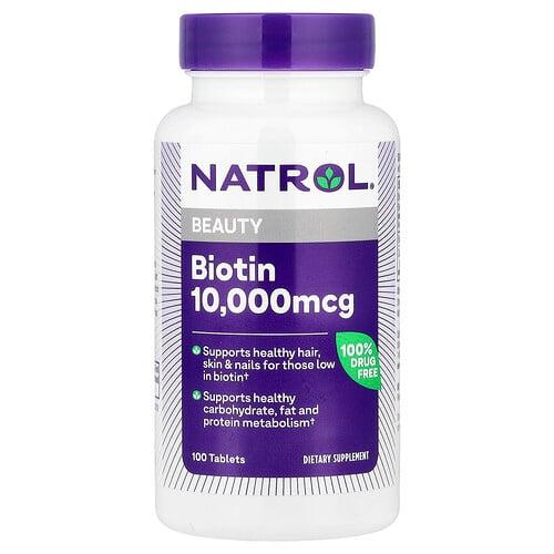 네트롤 Natrol, 비오틴, 100정 상품 이미지