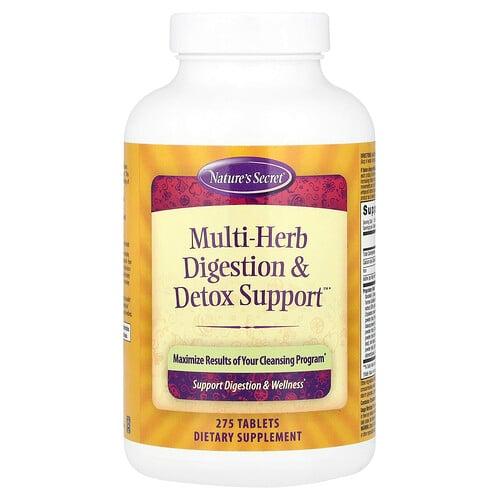 네이쳐스 시크릿 Nature's Secret, Multi-Herb Digestion & Detox Support™, 275정
