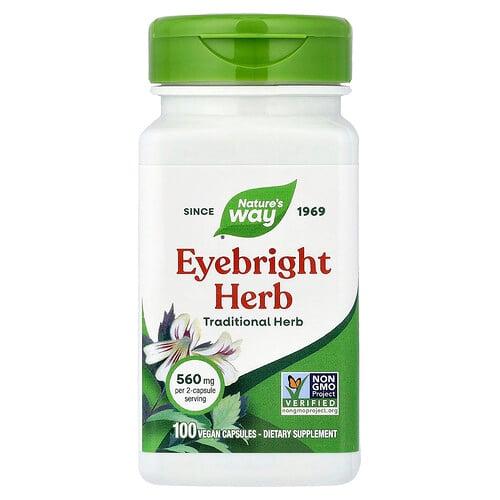 네이쳐스 웨이 Nature's Way, 아이브라이트 허브, 비건 캡슐 100정(캡슐 1정당 280mg)