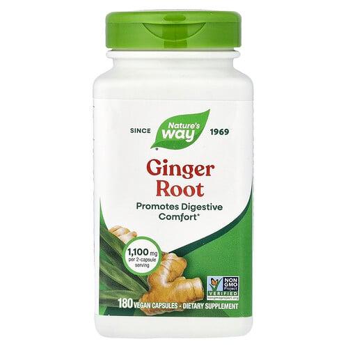 네이쳐스 웨이 Nature's Way, 생강 뿌리, 베지 캡슐 180정(캡슐 1정당 550mg)