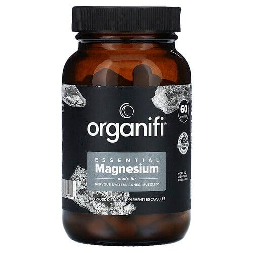 오가니피 Organifi, 필수 마그네슘, 캡슐 60정(캡슐 1정당 150mg) 상품 이미지