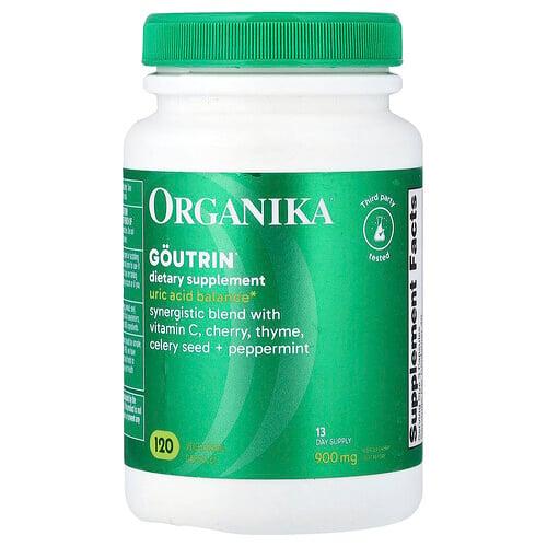 오르가니카 Organika, Goutrin® 체리 열매 분말 함유, 베지 캡슐 120정