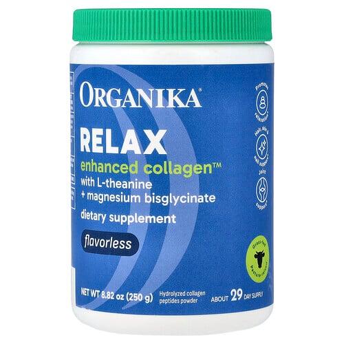 오르가니카 Organika, Enhanced Collagen™, Relax, 250g(8.82oz)