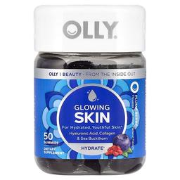 올리 OLLY, 빛나는 피부 구미젤리, 탱탱한 베리, 구미젤리 50개
