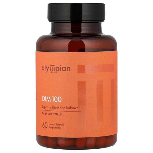 올림피언 랩 Olympian Labs, DIM 100, 캡슐 60정(캡슐 1정당 100mg)