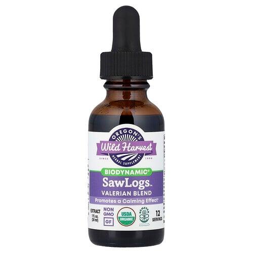 오레곤스 와일드 하베스트 Oregon's Wild Harvest, Biodynamic®, Sawlogs™, 발레리안 혼합물, 30ml(1fl oz)