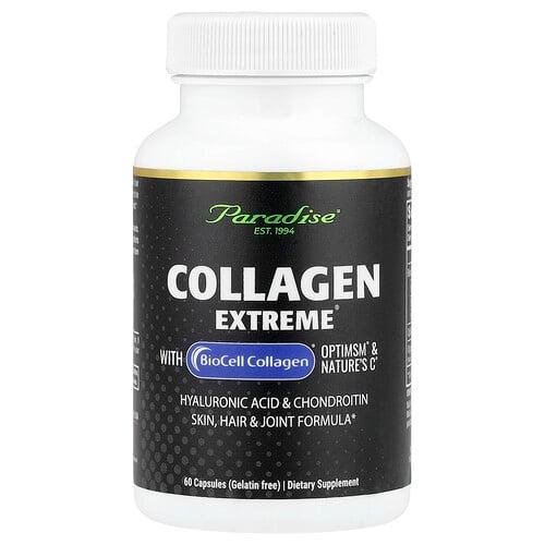 파라다이스 허브 Paradise Herbs, BioCell Collagen®, OptiMSM®, Nature's C® 함유 Collagen Extreme®, 캡슐 60정 상품 이미지