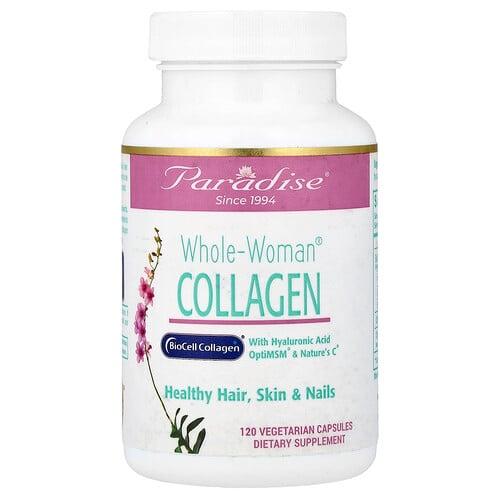 파라다이스 허브 Paradise Herbs, Whole-Woman® 콜라겐, 베지 캡슐 120정 상품 이미지