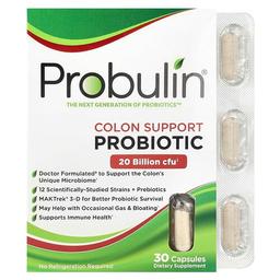 프로불린 Probulin, 장 지원, 프로바이오틱, 캡슐 30정