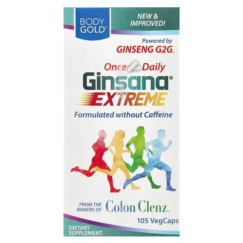 BodyGold, Ginsana® 익스트림, 베지 캡슐 105정