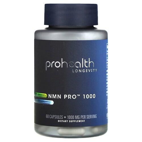 ProHealth Longevity, NMN 프로 1000, 캡슐 60정(캡슐당 500mg)