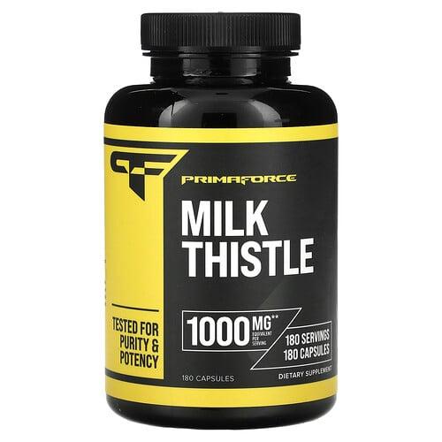 프리마 포스 Primaforce, 밀크시슬, 1,000mg, 캡슐 180정
