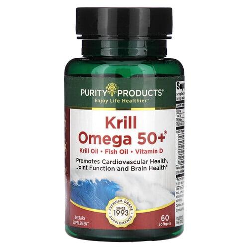 퓨어리티 프로덕트 Purity Products, 크릴 오메가 50+, 소프트젤 60정