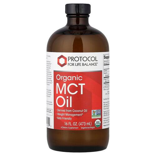 프로토콜 포 라이프 발란스 Protocol for Life Balance, 유기농 MCT 오일, 473ml(16fl oz)
