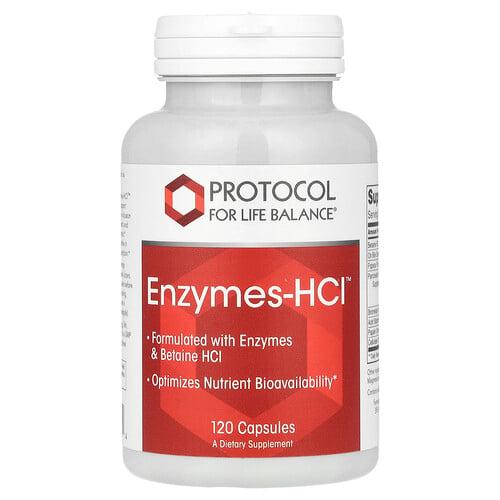 프로토콜 포 라이프 발란스 Protocol for Life Balance, Enzymes-HCI, 캡슐 120정