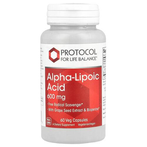 프로토콜 포 라이프 발란스 Protocol for Life Balance, 알파리포산, 베지 캡슐 60정