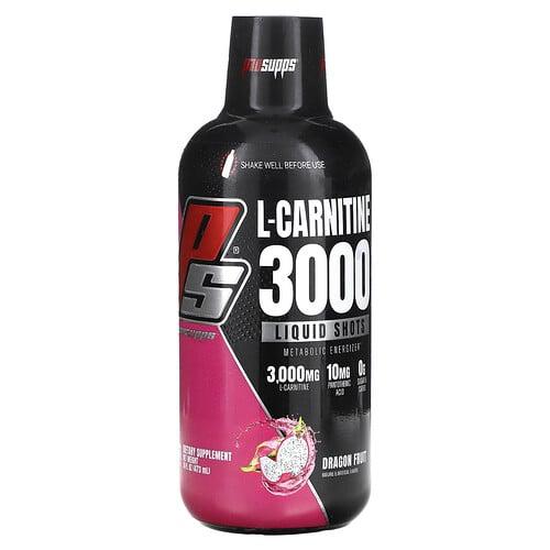 프로섭스 ProSupps, L-카르니틴 3000, 액상 샷, 용과, 473ml(16fl oz) 상품 이미지
